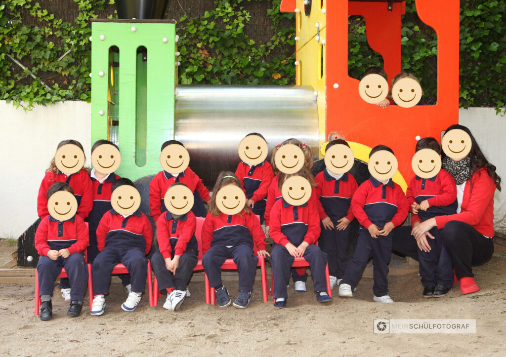 Klassenfoto vom Kindergartenfotografen