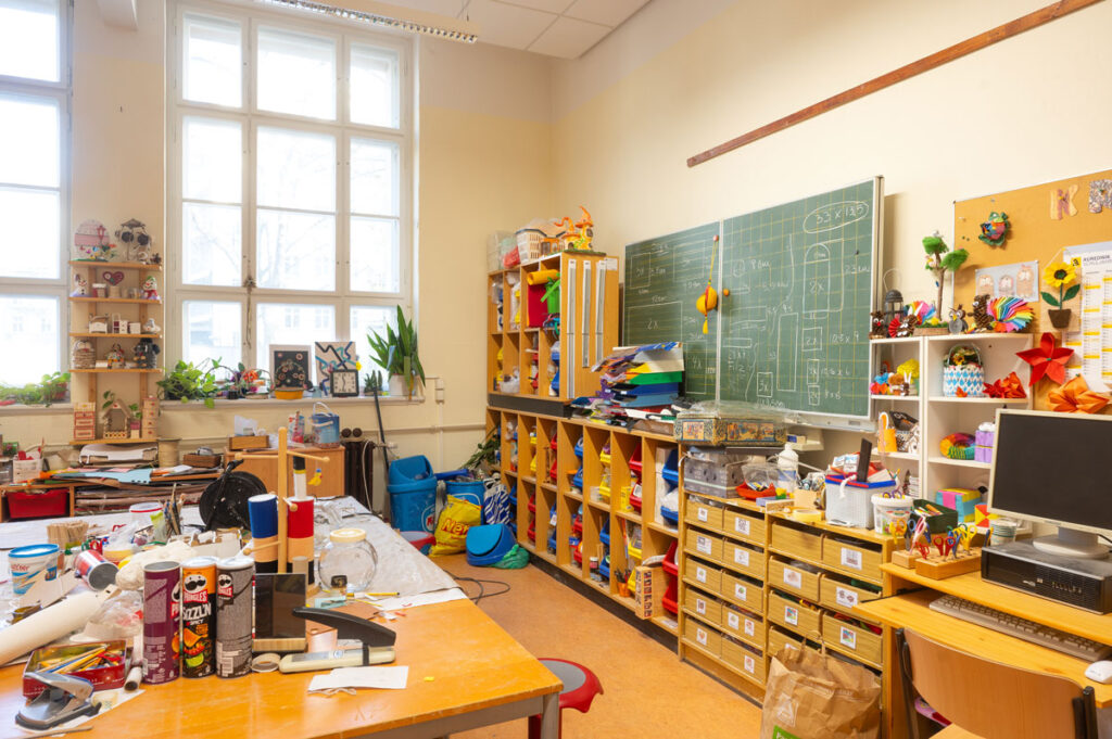 Fotografie Aufenthaltsraum Schule Kindergarten